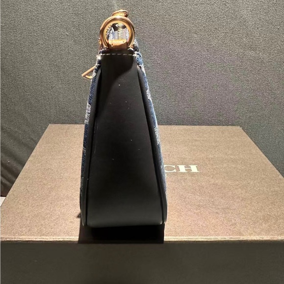 Coach Navy and Tan Mini Bag - Picture 7 of 7